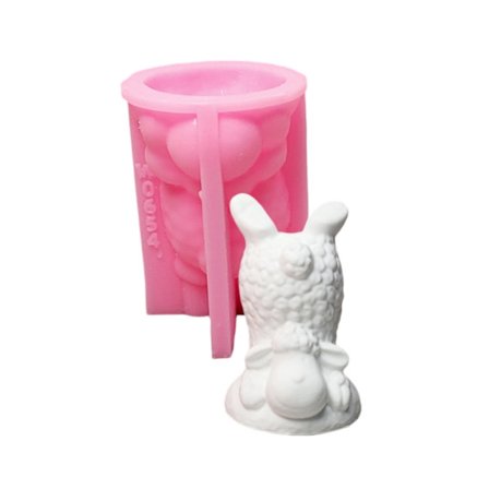 Ihanat eläinmuotit käsintehdyt epoksihartsimuotit käännetty vuohi silikonimuotti