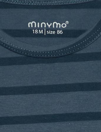 Basic 32 -T-Shirt Ss T-shirts Short-sleeved Sininen Minymo