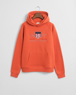 GANT - Archive shield hettegenser til ungdom deep orange