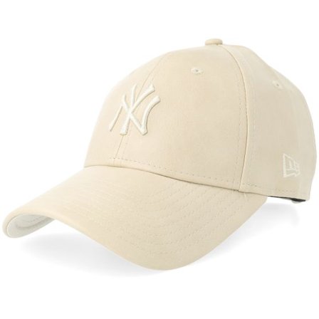New Era - MLB Beige adjustable Keps - New York Yankees Womens Pu 9FORTY Stone Adjustable @ Hatstore