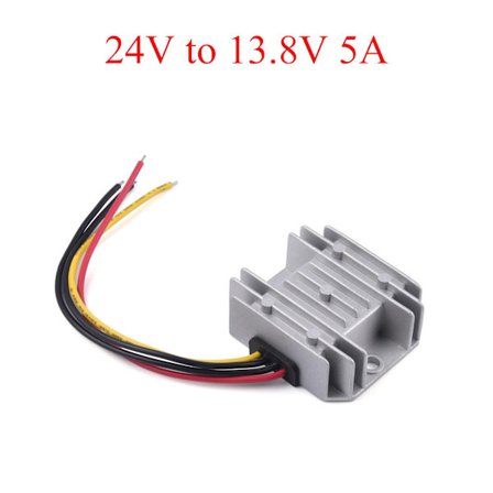 24V till 12V/13.8V DC Strömomvandlare 3A 5A 10A 15A 20A 30A 40A Buck Regulator Nedtrappningsspänningsmodul för Bil