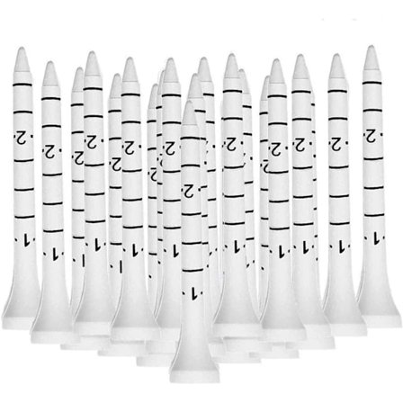 Trægolfkøller 70 mm professionel pasform 100 stk., hvide trægolfkøller GOLF TRÆNINGSUDSTYR Designet til: GOLF KVINDER MÆND BØRN.