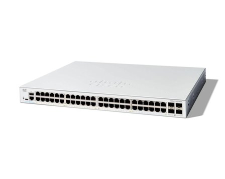 Cisco Catalyst 1300-48T-4X - switch - 48 porter - Styrt - rackmonterbar