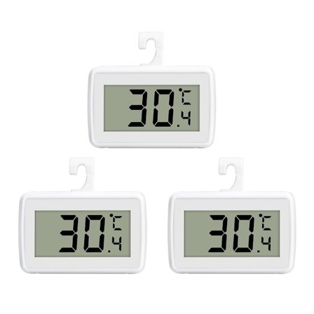 Termometer, Kyl Frys Termometer digital med Läs LCD Di