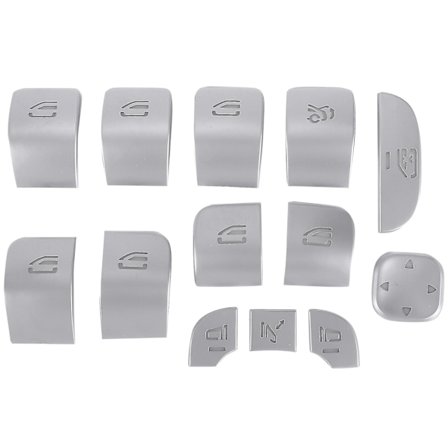 13 stk Dekkstikker for dørarmstøttepanel for Class W177 W247 2020 Vindusglassløfteknapper