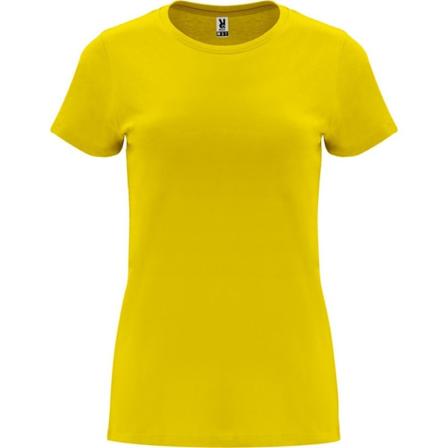 Roly Dam/Damer Capri Kortärmad T-shirt S Gul