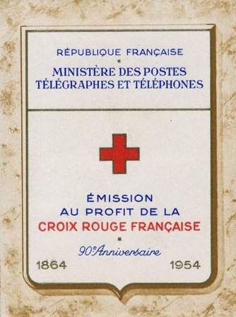 Frankrig 1954 - Røde Kors hæfte YT 2003 - Postfrisk