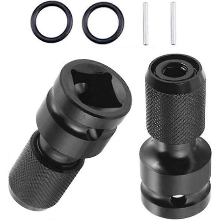 Styk Socket Adapter Sæt - 1/2" til 1/4" Hex Shank Impact Skraldenøgle Adapter og Skruetrækker Bit Holder - Adapter for Mere Fleksibilitet Under 