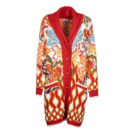 Etro Cardigans röd, Dam Koftor, Dam, Storlek: 2XS