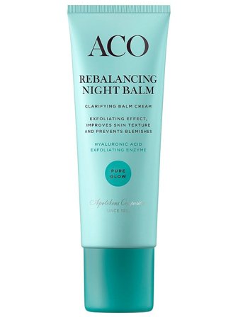 ACO Pure Glow Rebalancing Night Balm 50 ml, Skincare, Ansigtspleje, Natcreme
