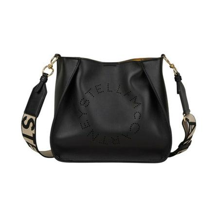 Stella McCartney Stella Logo Shoulder Tas , Zwart , Dames , Maat: ONE Size Schoudertassen