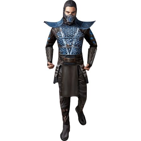 Mortal Kombat Unisex Vuxen Zero Kostym XL Svart/Blå