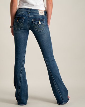 True Religion JOEY LR FLARE Blå Jeans Jente - Kids Brand Store