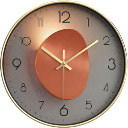 Lys og skygge kunst vægur, lys og skygge kunst mute stue vægur, net rød personlighed kvarts ur