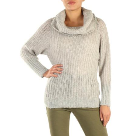 Manila Grace Turtlenecks Grå, Dame Rullekraver