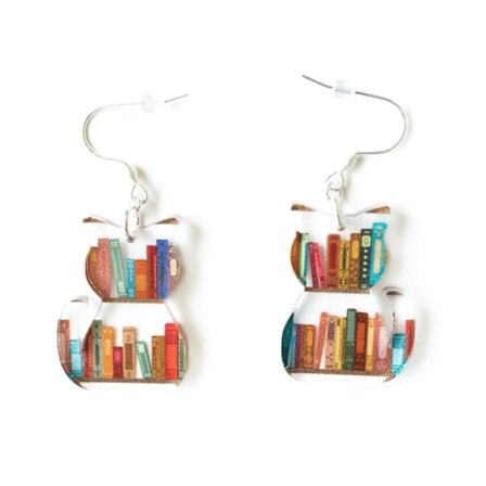 Bogreol Øreringe Drop Kat Øreringe KAT KAT