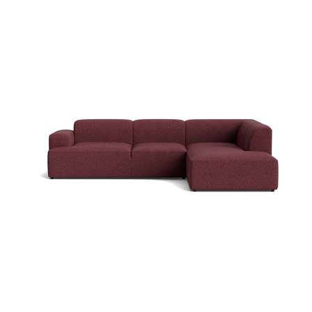 Madrid hjørnesofa, højrevendt - Adventure Rød Blå - 297x219x75 - Sofa, hjørnesofa