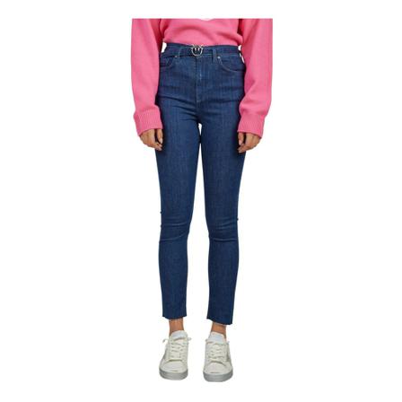 Pinko, Slim-fit Jeans Blauw, Dames, Maat:W26