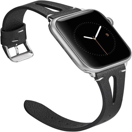 Kompatibel med Apple Watch Armband 38mm 40mm Dam, Läder iWatch Armbandsremmar Armbandstillbehör Ersättningsarmband för Apple Watch Armband