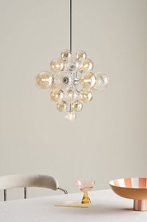 Jotex - Taklampa Ø 52 Cm Krom ELECTRA - Köp Taklampor hos Jotex