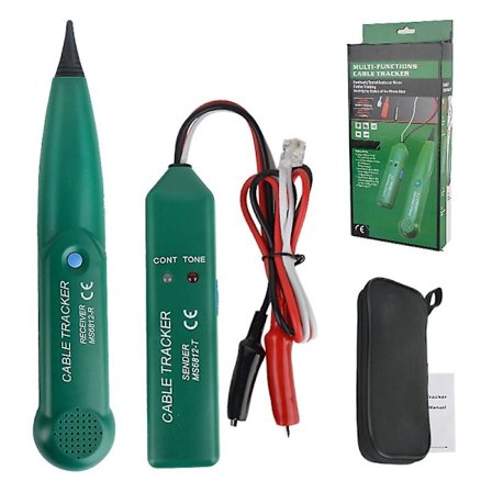 Kaapelitutka Ms6812 Lan-verkkokaapelitestaaja UTP STP Cat5 Cat5e Cat6 Cat6e Rj45 Rj11 puhelinjohtojen jäljitin