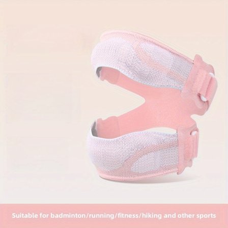 1 stk/2 stk AOPLUS Patellastropp for Basketball & Sport - Pustende Kompresjonsknebeskytter med Justerbart Ted Bånd, Patellastøttebånd for Løping