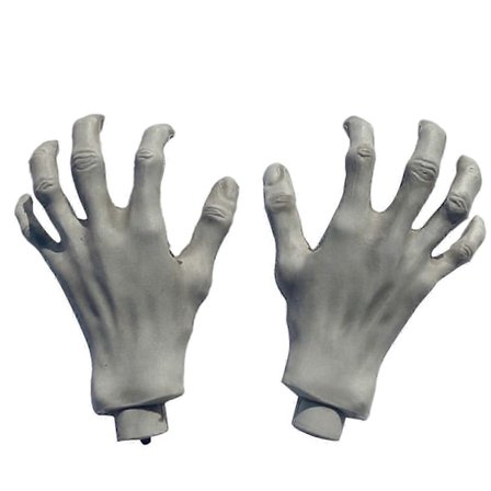 2025 For Halloween Plast Skjeletthånd Skumle Menneskelige Fake Hender Spøkelseshusdekorasjon