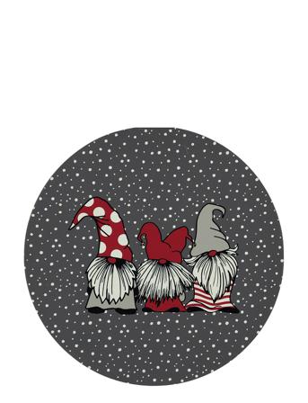 Place Mat Santa Home Decoration Christmas Decoration Christmas Accessories Grå Noble House