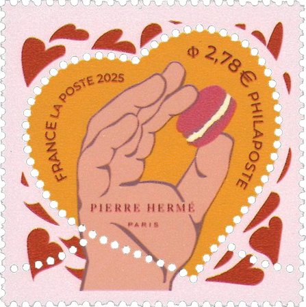 Frankrig - Pierre Herme Paris Macaron - Postfrisk frimærke