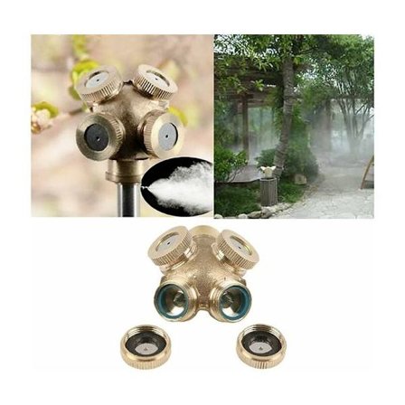 4 hullers profesjonell tåkespraydyse messing spray tåkedyser Ga