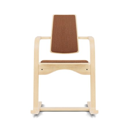 Varier Furniture Actulum - Orange Wool - Natural base