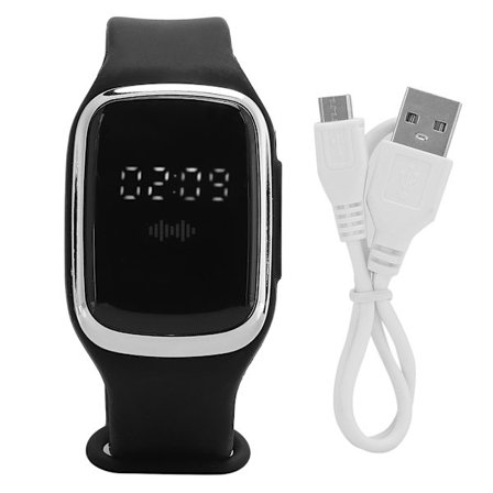 Ultraäänihyttyskarkote Rannekoru Hyönteiskarkotin Aikuisille Lapsille Musta