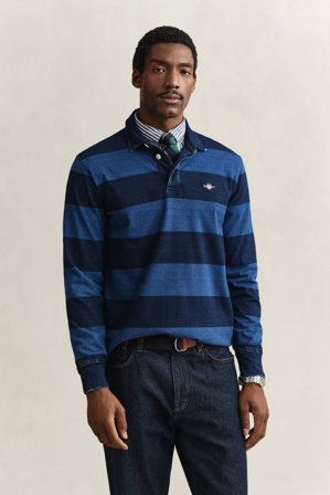GANT Herren Indigo Rugger (L) Marineblau