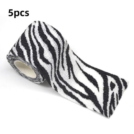 5 st Elastiskt bandage Pet Tape ZEBRA ZEBRA