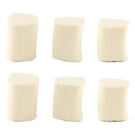 Hudfarvede Skum Tåseparatorer - Justerbare Svampeafstandsstykker (6-pak)