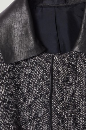 COS Homme Le Manteau À Chevrons in Marron