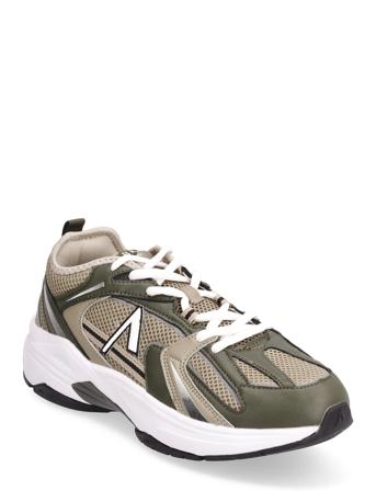 Oserra Mesh S-Sp Dark Army Soft Arm Lave Sneakers Kakigrønn ARKK Copenhagen*Betinget Tilbud