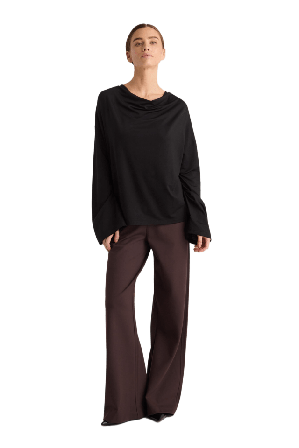 Residus Genna Top - Black T-shirts & toppar Dam Svart L