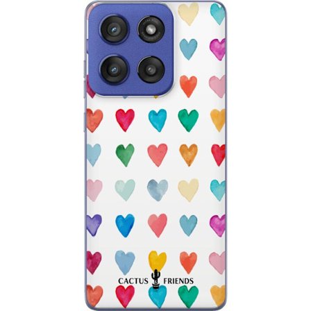 Yhteensopiva Puhelinkuori Motorola Edge 60 Stylus Cactus and Friends - Watercolor Love Grid