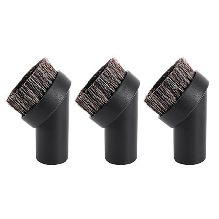 3 Stk. Støvsuger Tilbehør Blød Hestehårsbørste Støvbørste Støvsuger Udskiftning, Rengøring (FMY)