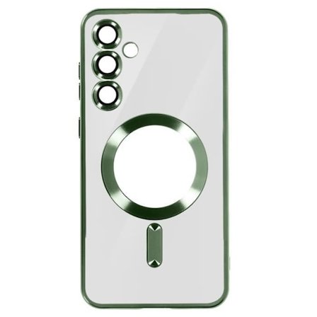 MagSafe-skal - Samsung - S23 FE - Silikongel - Mörkgrön - Inbyggt kameraskydd