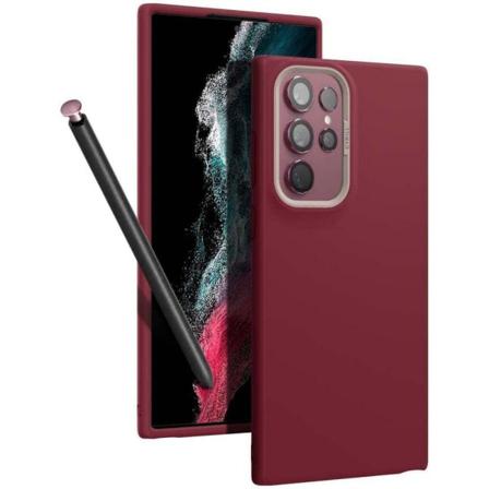Spigen Cyrill Samsung Galaxy S22 Ultra Skal Color Brick Sangria