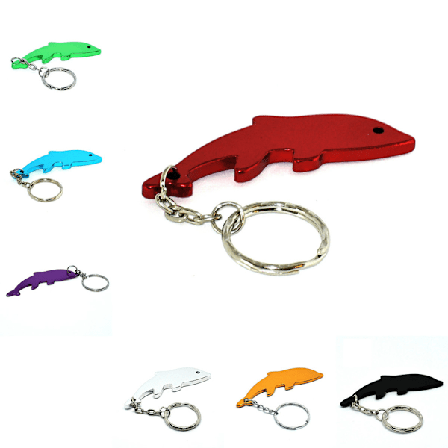 Avaimenperä - Pullonavaaja - Delfiini - Useita värivaihtoehtoja