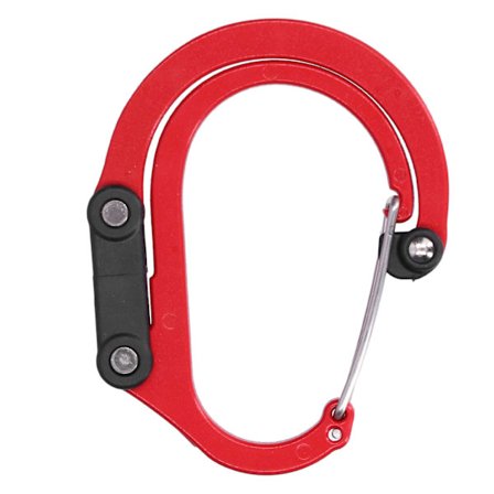 D Type Aluminium Alloy Klatrekarabinkrok Utendørs Hengende Klips Rød