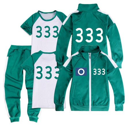 Squid Game, urheiluvaatteet, t ydellinen setti k ydell 333 333 140