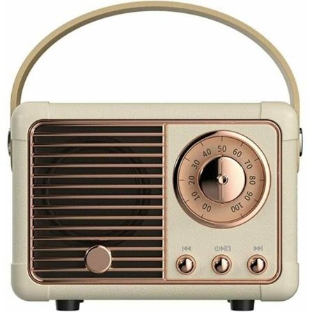 Retro Bluetooth-kaiutin, Vintage FM-radio vanhalla klassisella tyylillä, korkea äänenvoimakkuus, Bluetooth 5.0 langaton yhteys, tukee TF-korttia