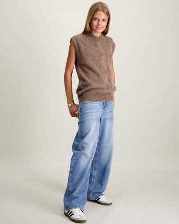 Sofie Schnoor MagSY Vest Brązowy Swetry Dziewczyna - Kids Brand Store