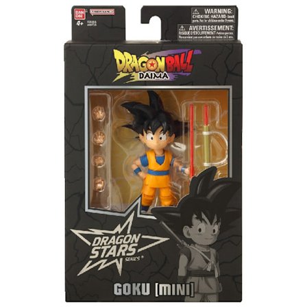 Goku Mini ställbar figur med tillbehör, 7 cm