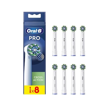 Oral-B, Udskiftelige tandbørstehoveder, EB50RX-8 Cross Action Pro