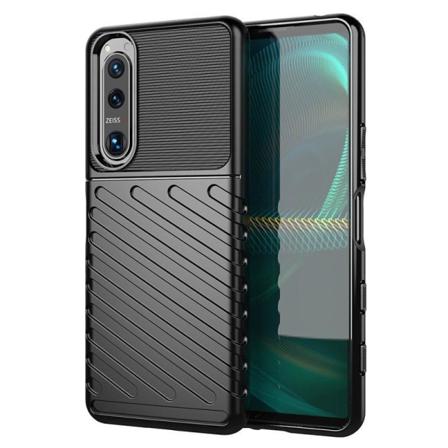 Sony Xperia 5 Iii - Thunder Flexible Rugged Slim Skal Svart